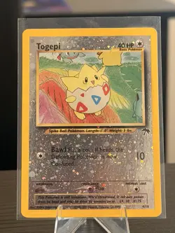 Pokemon TCG Togepi Reverse Holo Southern Islands 4/18 - Image 1
