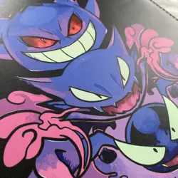 Trading Cards Album Pokemon 900 Cards Ghastly Haunted Gengar Graphic Binder - Image 2