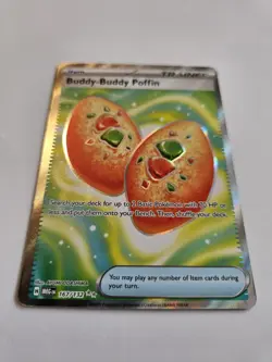 Buddy-Buddy Puffin 167/132 Mega Evolution Full Art Trainer Pokemon TCG - Image 2