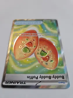Buddy-Buddy Puffin 167/132 Mega Evolution Full Art Trainer Pokemon TCG - Image 3
