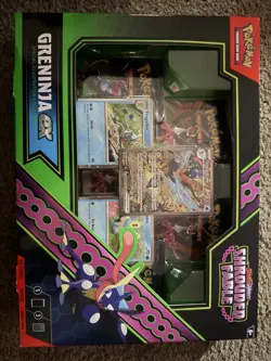 Pokemon Greninja EX Shrouded Fable Special Edition Promo Collection Box - Image 1