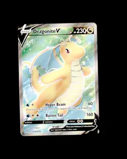 NM Pokemon GO Holo Dragonite V (Full Art) 076/078 1 - Image 1
