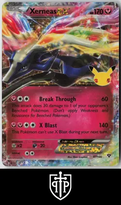 Pokemon - Xerneas EX 97/146 Celebrations: Classic Collection - - NM - Image 1