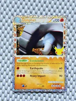 Donphan (Prime) 107/123 Holo Pokemon Celebrations: Classic Collection ENG NM #19 - Image 1