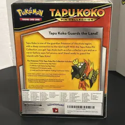 Pokemon TCG Tapu Koko Pin Collection Box 2017 Sun And Moon Guardians Rising & XY - Image 2