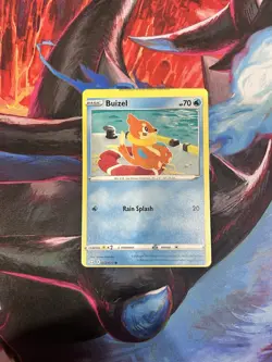 Pokemon Tcg Buizel Miscut Error 022/072 Shining Fates - Image 1