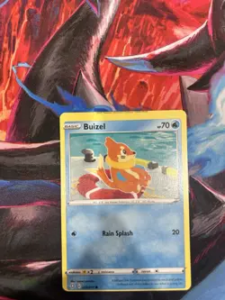 Pokemon Tcg Buizel Miscut Error 022/072 Shining Fates - Image 2