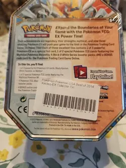 SEALED! Pokemon KELDEO EX Tin - Factory Sealed 2013 Black & White Plasma Storm - Image 5
