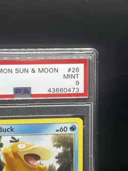 PSYDUCK 2019 Pokemon Sun & Moon #26 Team Up PSA 9 MINT ** FREE SHIPPING ** - Image 3