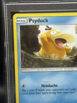 PSYDUCK 2019 Pokemon Sun & Moon #26 Team Up PSA 9 MINT ** FREE SHIPPING ** - Image 5