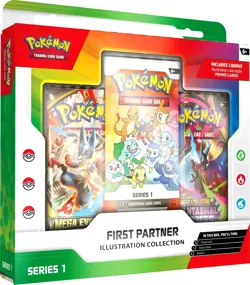Pokemon TCG First Partner Illustration Collection Box Series 1 Sealed New - Image 1