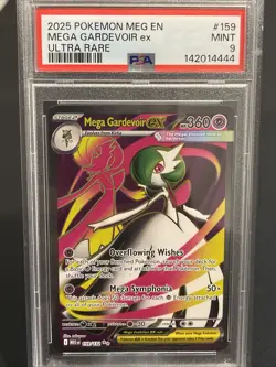 Pokemon Mega Gardevoir EX 2025 Special Illustration Rare 159 PSA 9 - Image 1