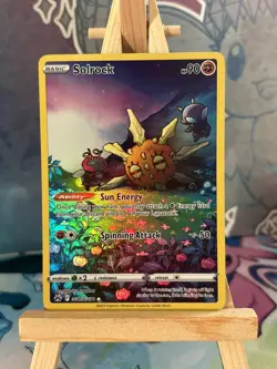 Pokemon TCG Solrock GG15/GG70 Crown Zenith: Galarian Gallery Full Art Holo Nm - Image 1