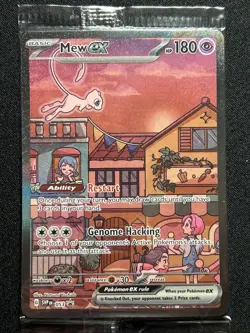 *ACTUALLY SEALED* Pokemon Mew EX 053 Holo Black Star Promo Scarlet & Violet 151 - Image 1