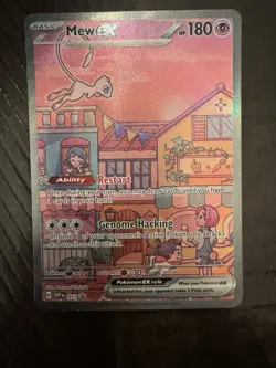 Pokemon TCG Mew EX 053 Scarlet & Violet Promo Holo Full Art NM Condition - Image 1