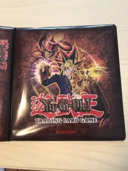 OBJ konami tcg binder 1996 a4 3 anelli vintage album porta carte yugioh - Image 2