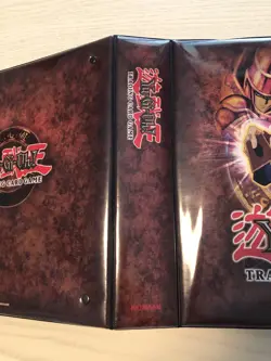 OBJ konami tcg binder 1996 a4 3 anelli vintage album porta carte yugioh - Image 3