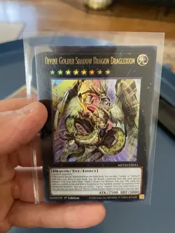 YuGiOh Divine Golden Shadow Dragon Dragluxion 1st Edition - Image 2