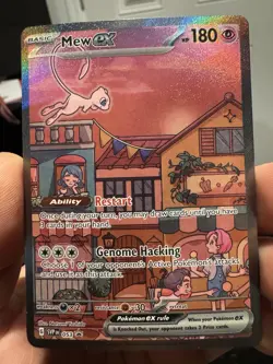 Pokemon TCG Mew EX 053 Scarlet & Violet Promo Holo Full Art NM Condition - Image 1