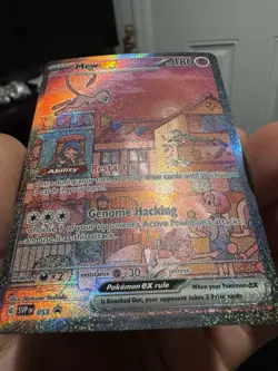 Pokemon TCG Mew EX 053 Scarlet & Violet Promo Holo Full Art NM Condition - Image 3