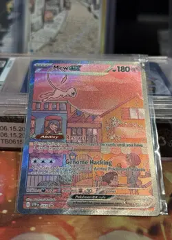 Pokemon TCG Mew EX 053 Holo Black Star Promo Scarlet & Violet 151 Corner Damage - Image 3