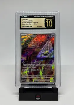 Pokemon Drowzee Illustration 210/198 CGC Pristine 10 2023 - Low Pop 10 - Image 1