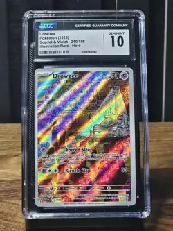 Drowzee 210/198 SV01 Scarlet & Violet Illustration Rare Holo CGC 10 - Image 1
