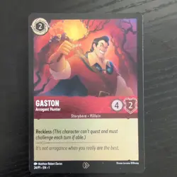 Disney Lorcana Gaston Arrogant Hunter 24/P1 Promo - Foil - Image 1