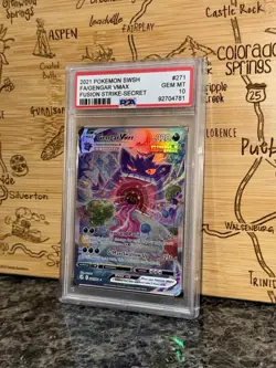 Pokemon Fusion Strike Gengar VMAX 271/264 PSA 10 Gem Mint - Image 2