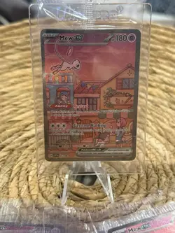 Mew ex SVP 053 Pokemon TCG Scarlet Violet 151 Black Star Promo Full Art SEALED - Image 2