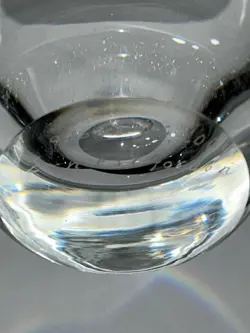 Afors Sweden Ernest Gordon Art Glass Vase Etched Elephant Signed Ernest Gordon - Image 3