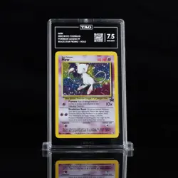 2000 Pokemon League Mew Black Star Promo Holo Rare #9 - Image 1