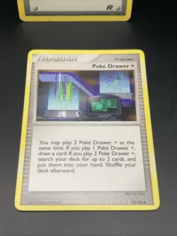 POKEMON TRAINER CARDS (4) Pokemon Communication, Ericka’s Perfume, Poke Drawer - Image 2