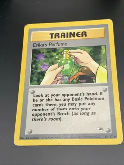 POKEMON TRAINER CARDS (4) Pokemon Communication, Ericka’s Perfume, Poke Drawer - Image 3