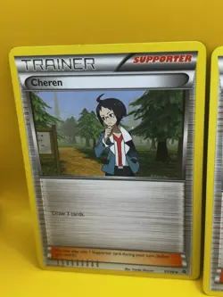 POKEMON TRAINER CARDS ( 5 ) Cheren, Bianca, Berry, Mr. Fuji And Cheren 2 - Image 4