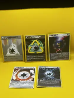 POKEMON ENERGY CARDS ( 5 ) Recycle Energy Rescue Energy Warp Energy Colorless - Image 1