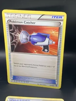 POKEMON TRAINER CARDS (4) Pokemon Catcher, Poke Ball, Prism Energy And Drake’s - Image 4