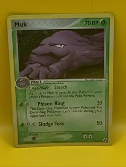 MUK ( 11/92) Swirl Holo POKEMON TCG Legend Maker 2006 Nintendo - Image 1