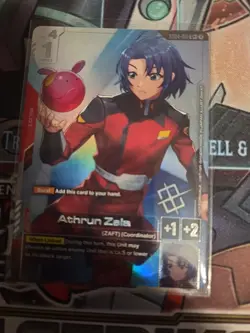 Athrun Zala Alternate Art Winner Foil - ST04-011 C+ NM - Gundam TCG Card Game - Image 1