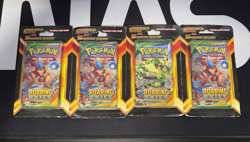 Pokemon TCG XY Roaring Skies 1 pack blisters with 5 bonus cards!! Lot of 4 - Image 1