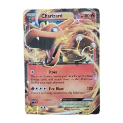 Charizard EX Jumbo Pokemon Card - XY Flashfire 11/106 - Oversized Holo Promo - Image 1