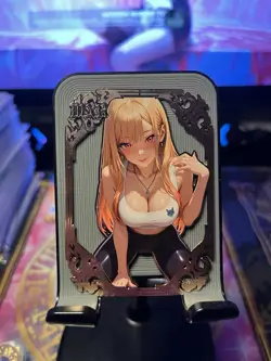 Goddess Story Metal Card Serialized Anime Waifu Random # Marin Kitagawa - Image 1