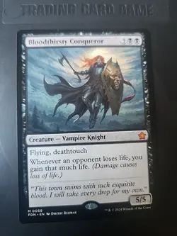 Bloodthirsty Conqueror Foundations Regular Card Magic the Gathering - Image 1