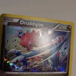 Druddigon 70/106 Holo Rare XY: Flashfire Pokemon TCG Card - Image 3