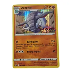 Donphan SWSH067 Holo Vivid Voltage Prerelease Promo Stamped Pokemon Card NM/Mint - Image 1