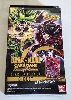 NEW Sealed Dragonball Card Game FusionWorld Starter Deck EX Giblet MINTY! - Image 1