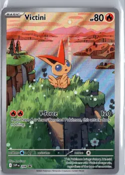 Victini 208 Holo Promo Scarlet & Violet Promo Pokemon NM/M - Image 1