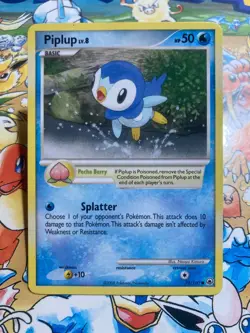 Piplup 72/100 Common Majestic Dawn Pokemon TCG - Image 1