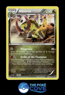 Haxorus 69/101 | Plasma Blast Holo | Pokemon Rare Holo | HP - Image 1