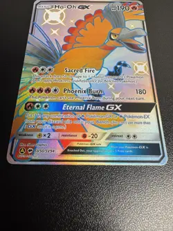 Ho-Oh GX SV50/SV94 Hidden Fates Full Art Pokemon TCG Near Mint - Image 4